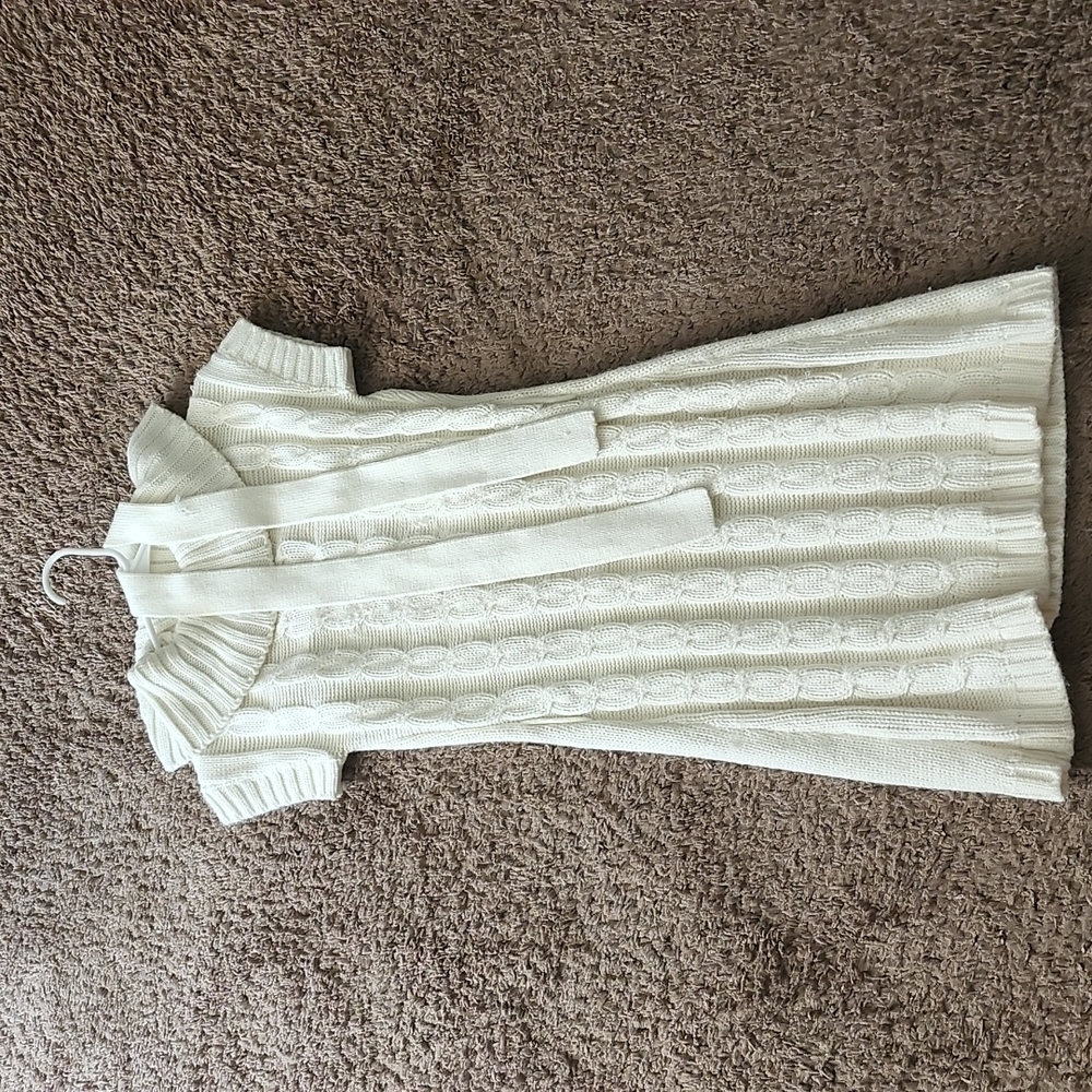 Thigh length cream colored, say what brand, size lg